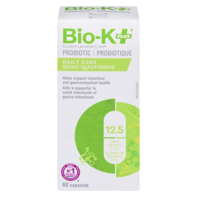 Bio-K+ Daily Care 12.5 Billion, 60 Capsules