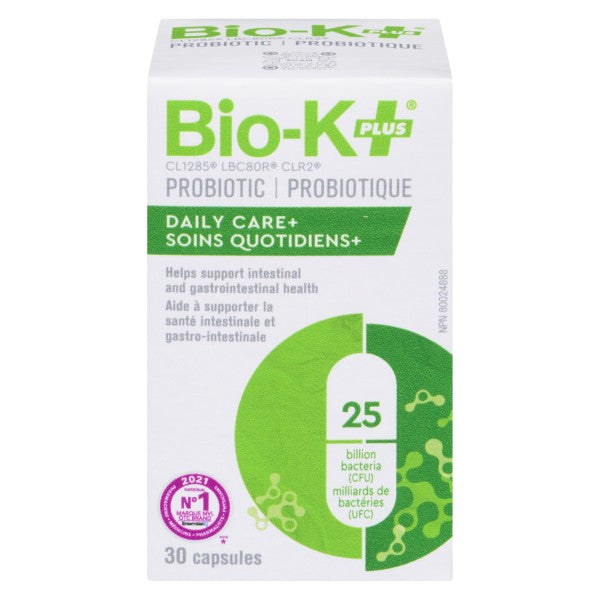 Bio-K+ Daily Care+ 25 Billion, 30 Capsules