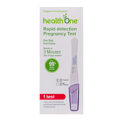 health One Rapid Detect Pregnancy Test, 1 Test