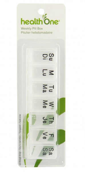 health One Large Weekly Pill Organizer