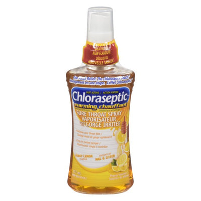 Chloraseptic Warming Sore Throat Spray, Honey Lemon - 177 ml