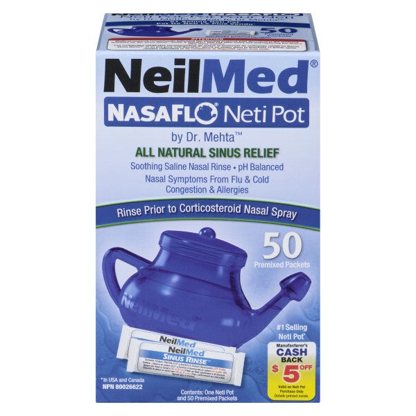 NeilMed NasaFlo Neti-Pot Kit