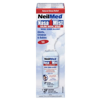 NeilMed NasaMist Sterile Saline Spray, 75 ml
