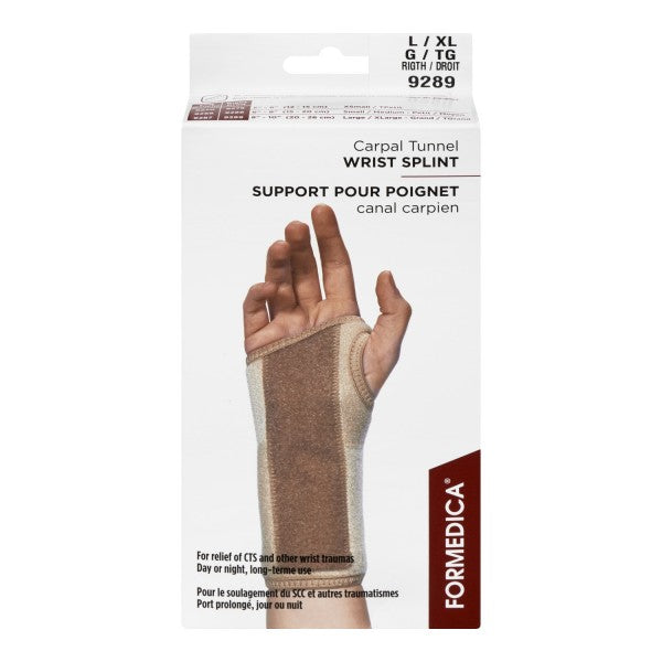 Formedica Wrist Splint Carpal Tunnel Right, L / XL