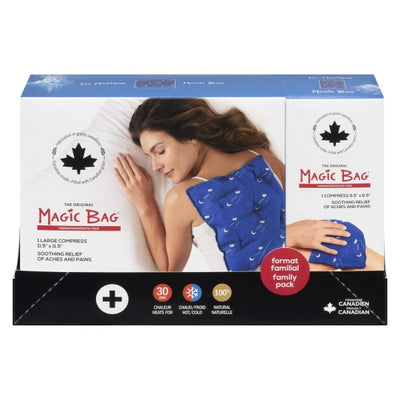 Magic Bag Hot & Cold Pack Extra Large Pad + Travel Pad Bonus Pack