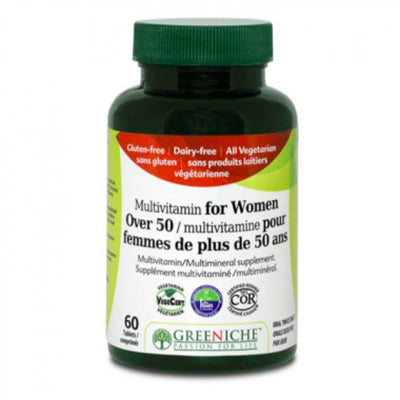 Greeniche Multivitamin Tablets for Women 50+, 60 Tablets