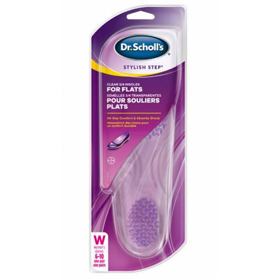Dr. Scholl's Stylish Step Clear Flats ¾ Insoles For Women