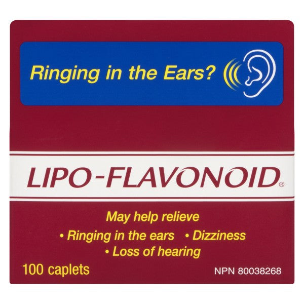 Lipo-Flavonoid Ear Health Supplements, 100 Capsules