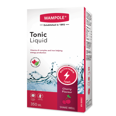 Wampole Tonic Vitamin & Iron Supplement, Cherry - 350 ml