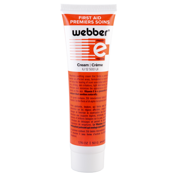 Webber First Aid Vitamin E Cream, 50g