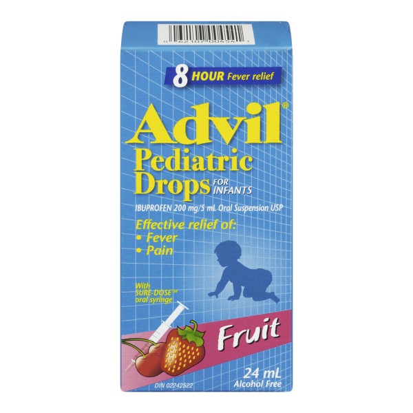 Advil Pediatric Drops for Infants, Fruit - 24ml