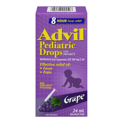 Advil Pediatric Drops for Infants, Grape - 24ml