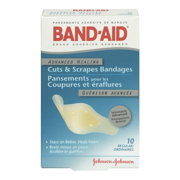 Band-Aid Hydro Seal Adhesive Bandages, 10 All Purpose Bandages