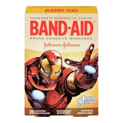 Band-Aid Adhesive Bandages Marvel Avengers, 20 Assorted Sizes