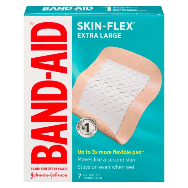 Band-Aid Skin-Flex Adhesive Bandages, 7 Extra Large