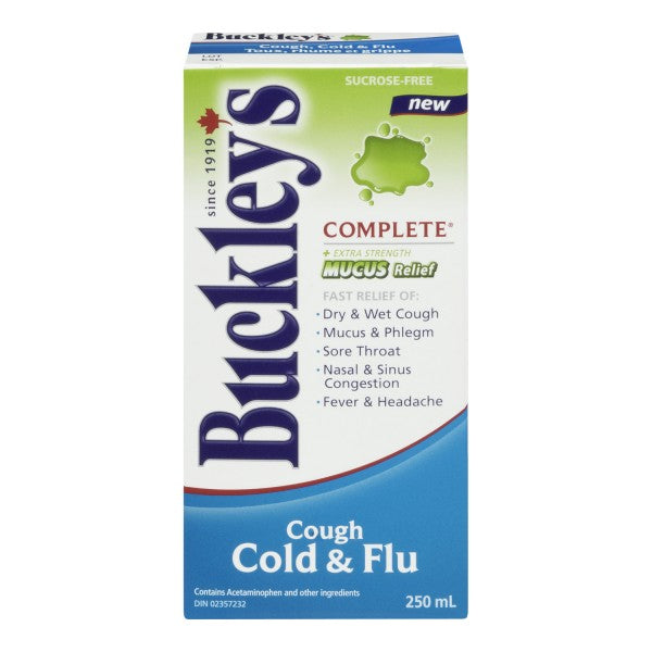 Buckley's Complete Syrup Plus Extra Strength Mucus Relief, 250 ml