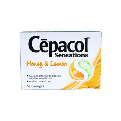 Cepacol Sensations Lozenges, Honey Lemon - 16 Lozenges