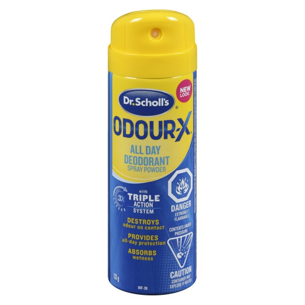 Dr. Scholl's Odour-X All Day Deodorant Spray Powder