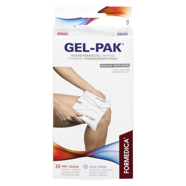 Formedica Reusable Hot & Cold Gel-Pak Compress with Washable Pouch - Therapy Pack for Pain Relief
