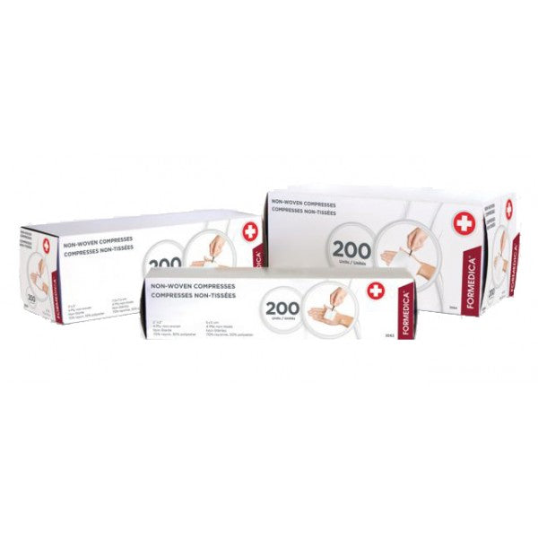 Formedica Non-Woven Non-Sterile Gauze Compresses, 4 in x 4 in