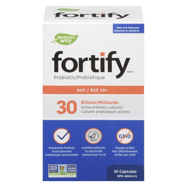 Nature's Way Fortify Probiotic, Age 50+ - 30 Capsules