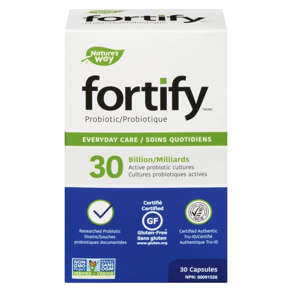 Nature's Way Fortify Probiotic Everyday Care, 30 Capsules
