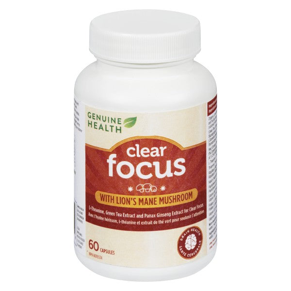 Genuine Health Clear Focus with Lion's Mane Mushroom