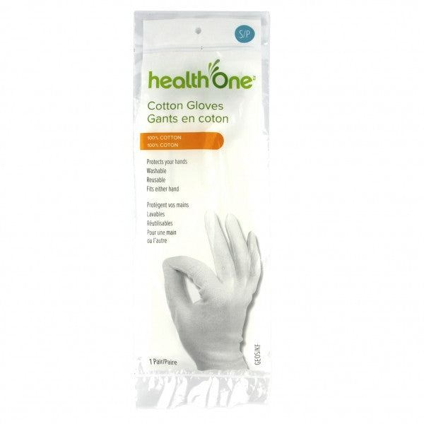 health One Cotton Gloves, Small