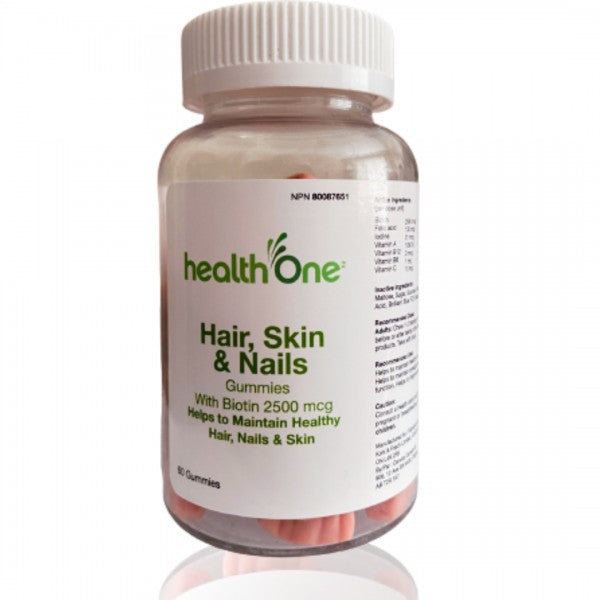 health One Skin, Hair, and Nails, 60 Gummies