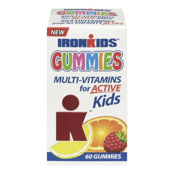 IronKids Gummies Multivitamins for Active Kids, 60 Gummies
