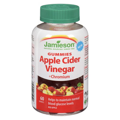 Jamieson Gummies Apple Cider Vinegar + Chromium - 60 Gummies