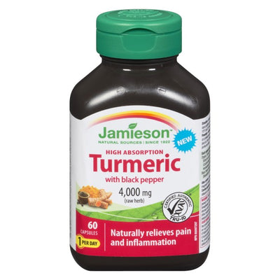 Jamieson Turmeric with Black Pepper, 60 Capsules