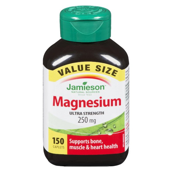 Jamieson Magnesium Ultra Strength 250mg, 150 Caplets