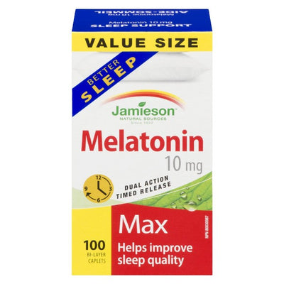 Jamieson Melatonin Max 10mg, 100 Caplets