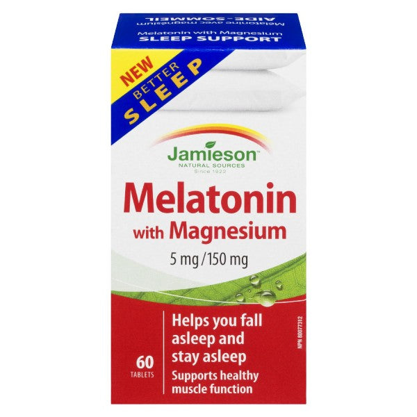 Jamieson Melatonin With Magnesium, 60 Tablets