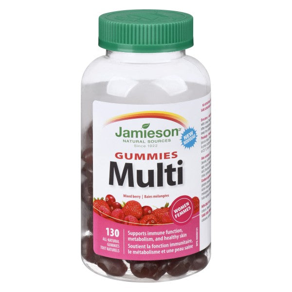 Jamieson Women Multi Gummies, Mixed Berry - 130 Gummies