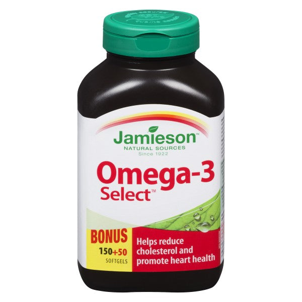 Jamieson Omega-3 Select, 200 Softgels
