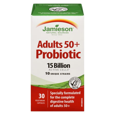 Jamieson Probiotic for Adult 50+, 30 Capsules