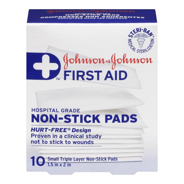 Johnson & Johnson First Aid Non Stick Pads
