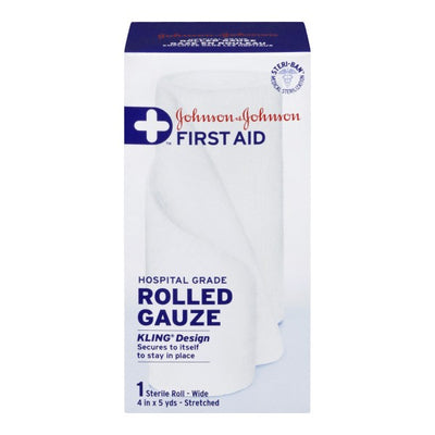 Johnson & Johnson First Aid Rolled Gauze