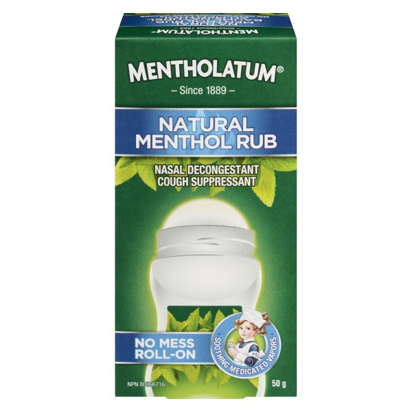 Mentholatum Natural Menthol Rub Roll On