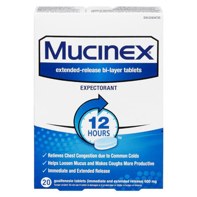 Mucinex Chest Congestion, 20 Tablets