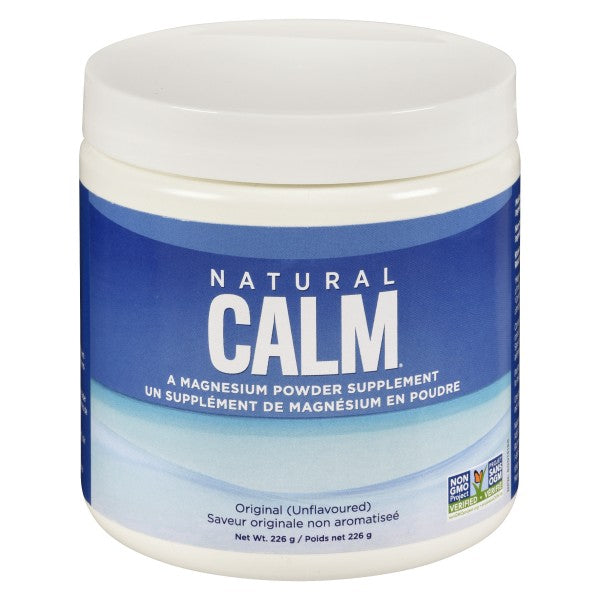 Natural Calm Magnesium Powder Supplement, Unflavoured - 226g