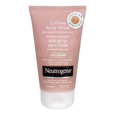 Neutrogena Oil-Free Acne Wash Pink Grapefruit Foaming Scrub