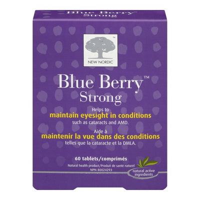 New Nordic Blueberry Strong, 60 Coated Tablets