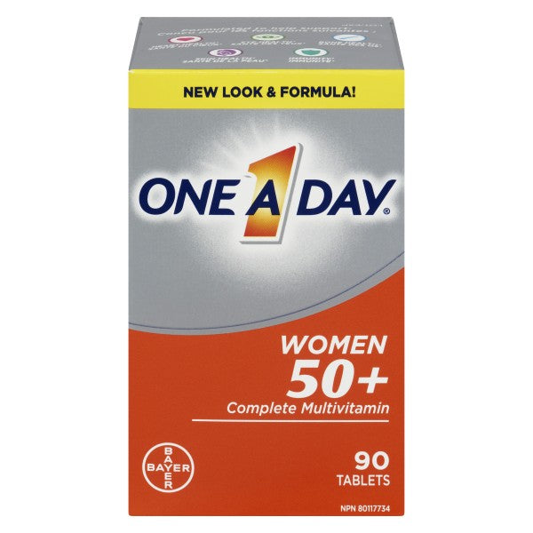 One A Day Multivitamins for Women 50+, 90 Tablets