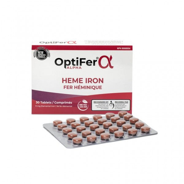 Optifer Alpha Heme Iron Supplement for Iron Deficiency