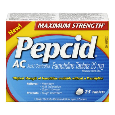 Pepcid AC Maximum Strength, 25 Tablets