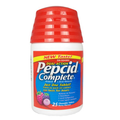 Pepcid Complete, Berry - 25 Chewable Tablets