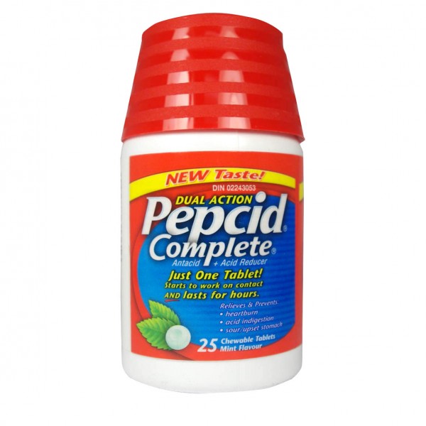 Pepcid Complete, Mint -25 Chewable Tablets